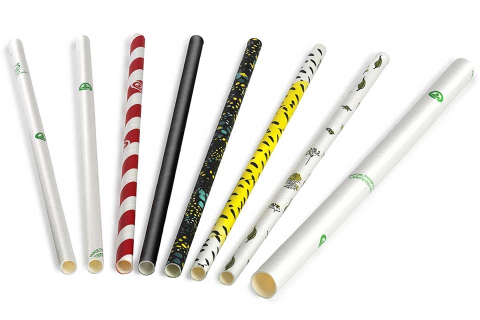 Your logo on BioPak paper straws - what could be better? Start branding with WF Plastic today.