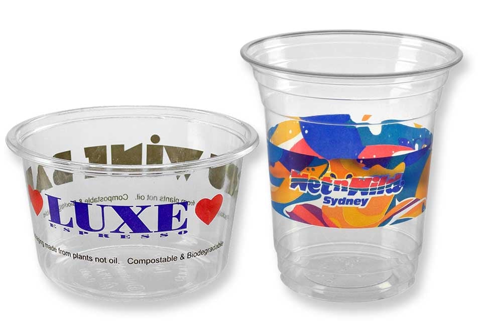 Print your logo onto bioplastic cups with WF Plastic today. Reduce your carbon footprint and promote your brand at the same time.